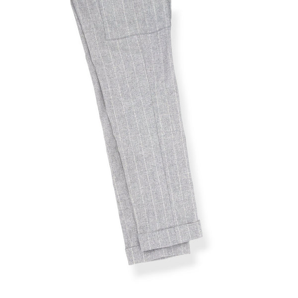 Pantalon Marco Pescarolo TOR ZIP+RIS 4841 gris moyen rayé