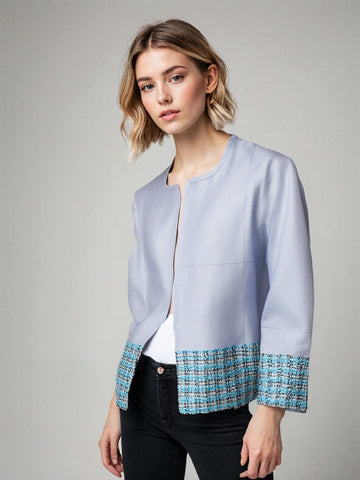 Jacket KAMU CWJK24S01 Blue & Turquese