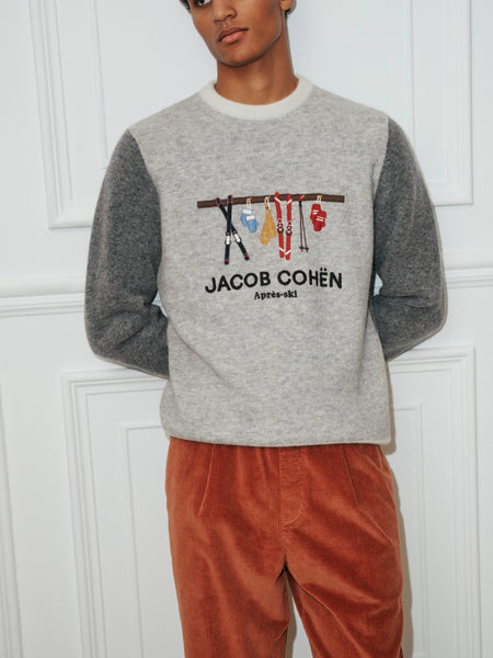Pullover Jacob Cohën JUR_SG012 001 X0017 FL col A622 gris