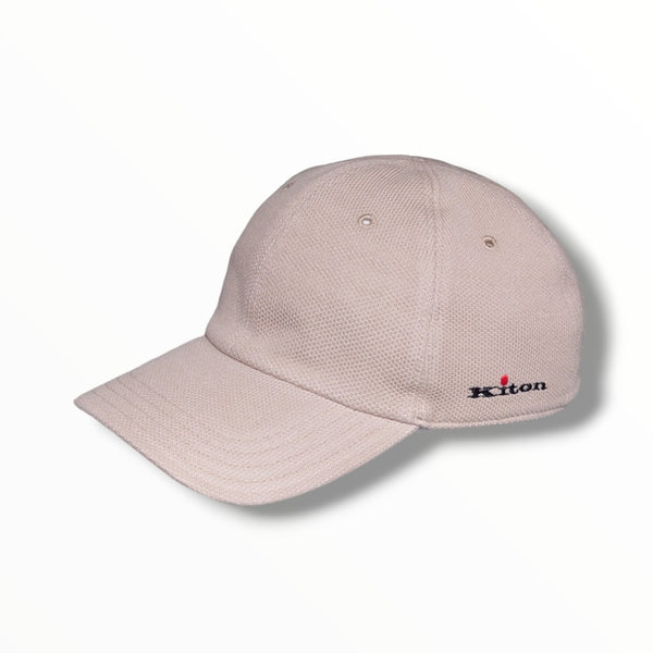 Casquette Kiton coton beige