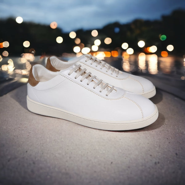 Sneakers Kiton TEN Goatskin White