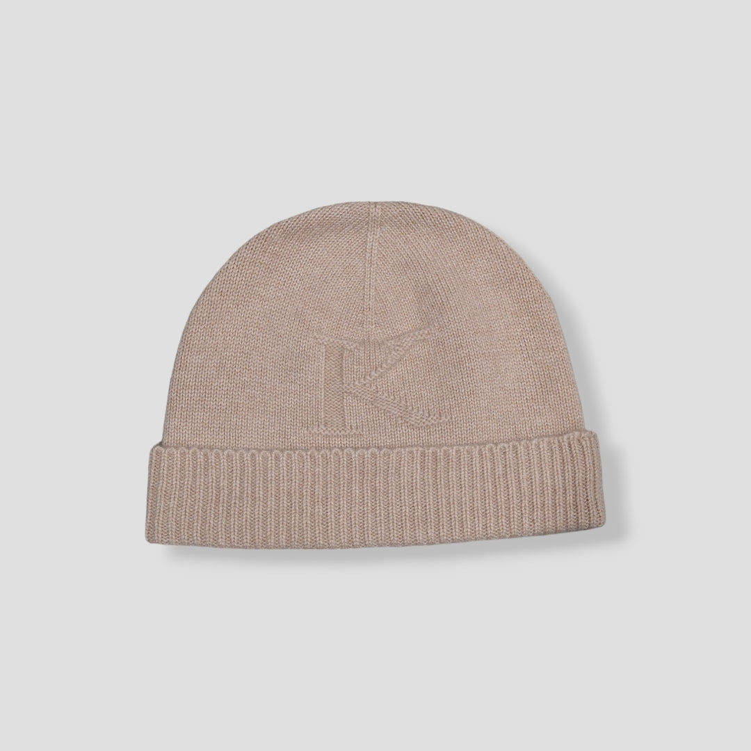 Bonnet Kiton cashmere Beige