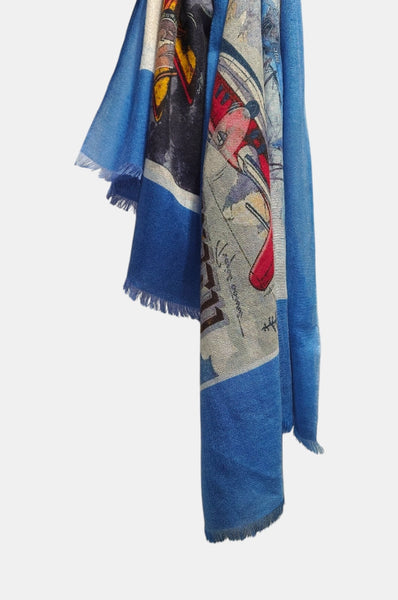 Echarpe 19 andrea's 47 8130 SCARF AIRWAYS MULTICOLOR