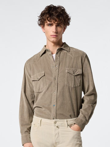 Chemise Jacob Cohën UC002 16 T689A B75 taupe