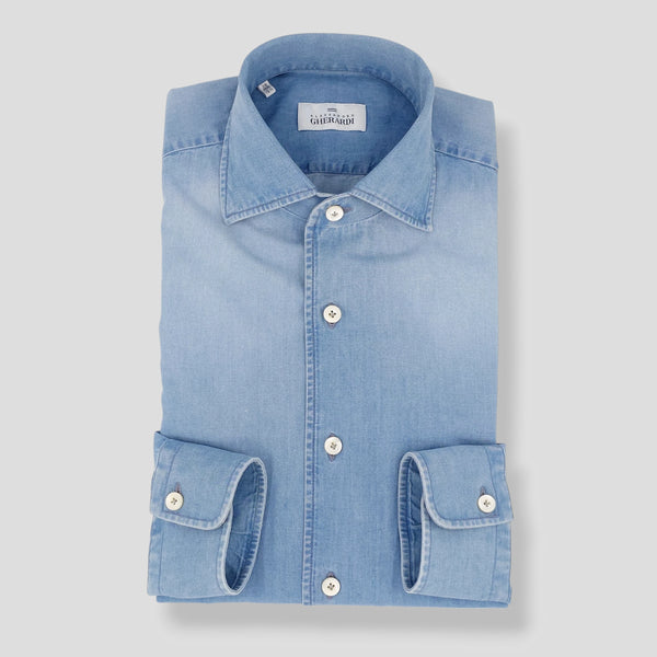 Chemise Alessandro Gherardi 10ATS 621 bleu