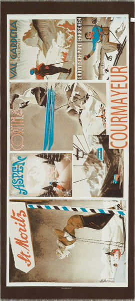 Echarpe 19 andrea's 47 Georgia Ski 8981 Cacao