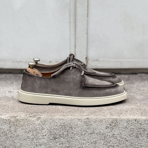 Derby-Sneaker Caulaincourt Bonelli patiniert taupe
