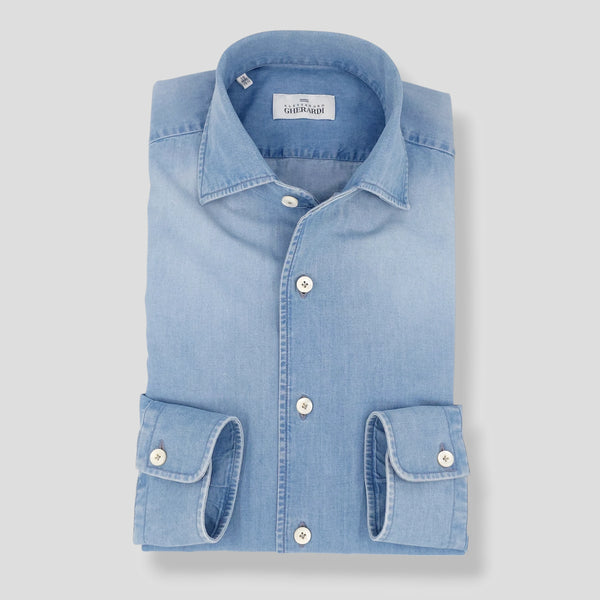 Chemise Alessandro Gherardi 10ATS 621 bleu