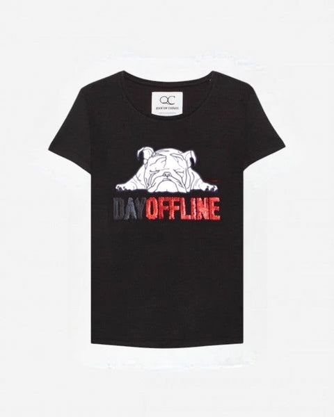T-Shirt Quantum Courage DAYOFF SLOGAN