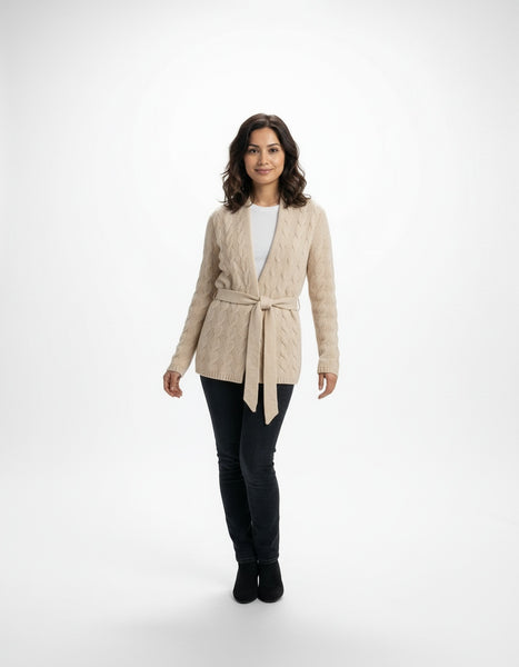 Jaquette maille Nice Connexion sable