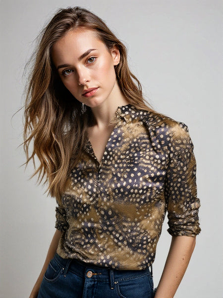 Chemise Class Roberto cavalli 401 V10  Noir doré