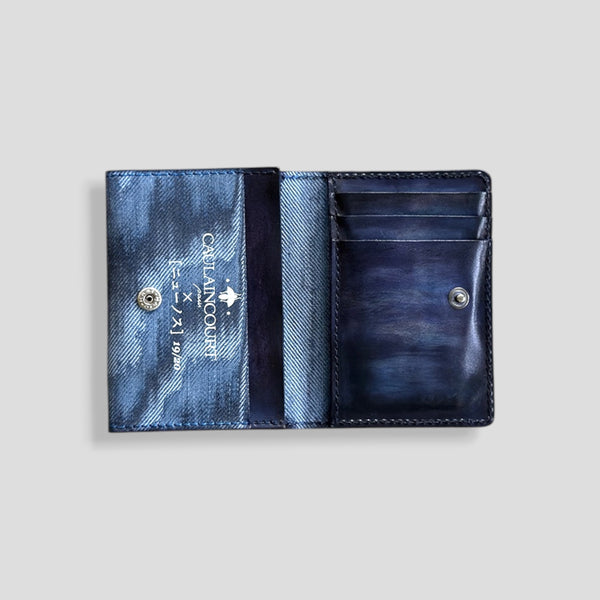 Porte-cartes Caulaincourt NUNOUS denim patiné