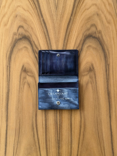 Porte-cartes Caulaincourt NUNOUS denim patiné
