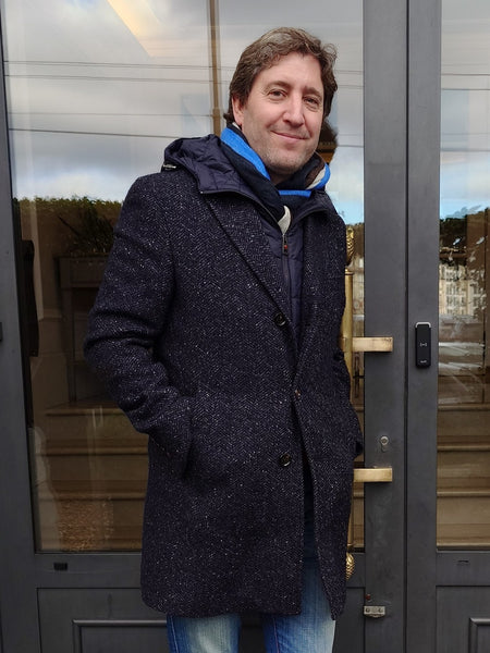Manteau Kired Jaya W8160 bleu grisé