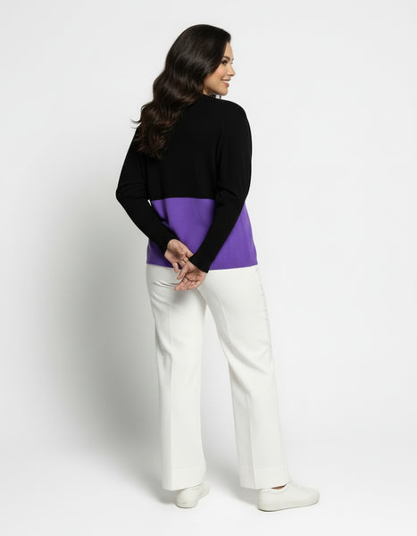 Jaquette chauve-souris Féraud 81111 073 Purple/noir