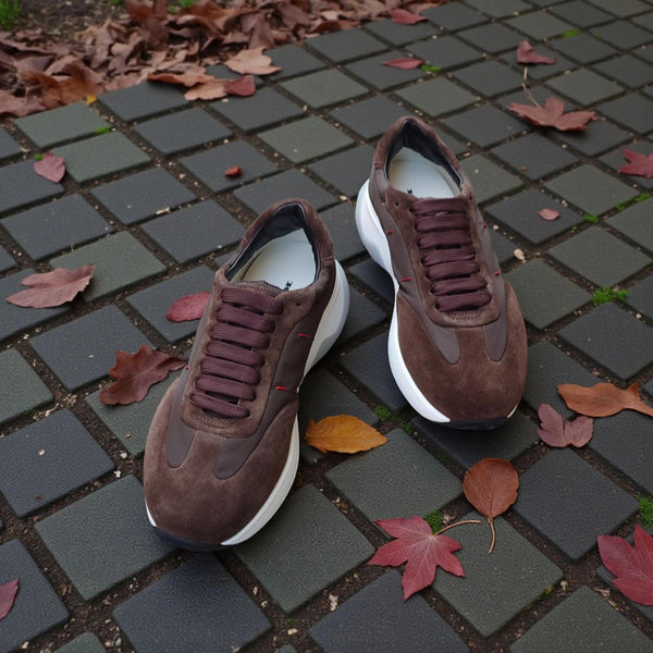 Sneakers Kiton A374 Calfskin Brown