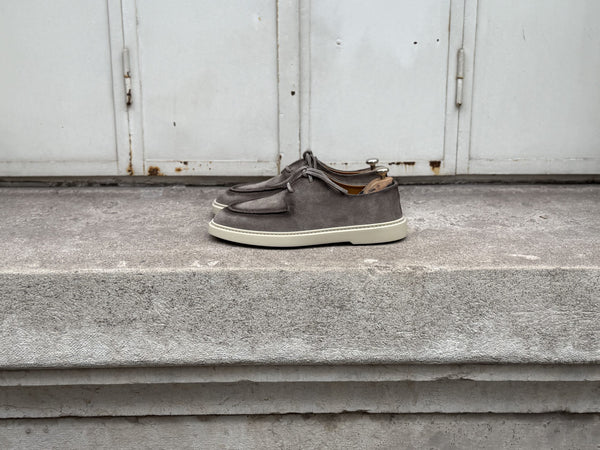 Derby-Sneaker Caulaincourt Bonelli patiniert taupe