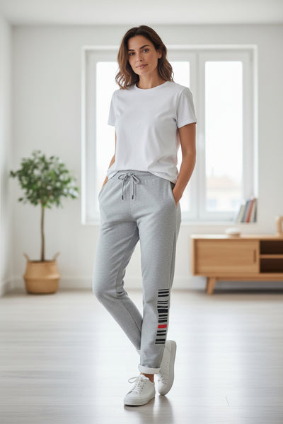 Jogging Quantum Courage Barecode Grey