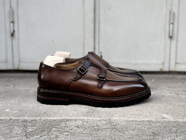 Souliers Caulaincourt Jacques «Wallaby» Monk Brune