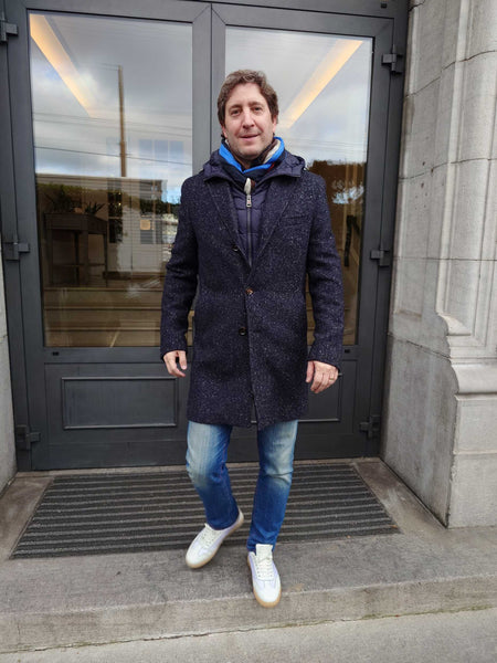 Manteau Kired Jaya W8160 bleu grisé