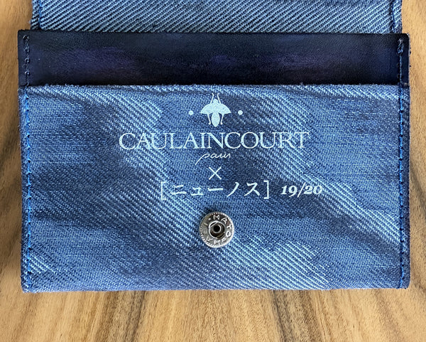 Porte-cartes Caulaincourt NUNOUS denim patiné