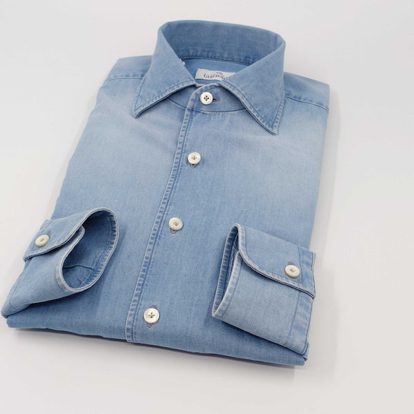 Chemise Alessandro Gherardi 10ATS 621 bleu