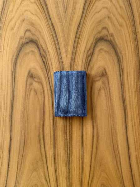 Porte-cartes Caulaincourt NUNOUS denim patiné