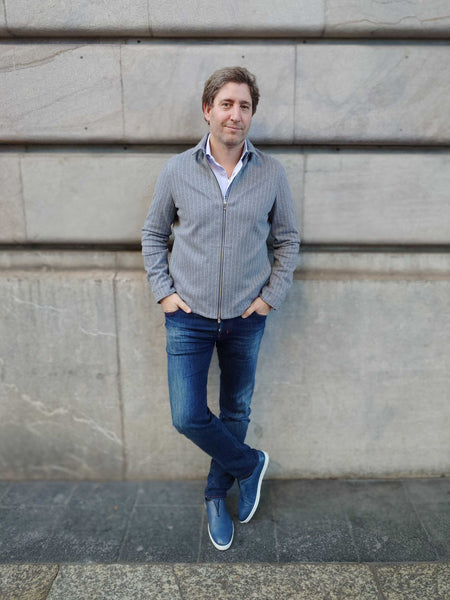 Blouson Marco Pescarolo AVI 52Y24 01 Gris