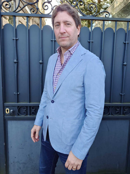 Veste Marco Pescarolo Giove 53T02 07 Bleu ciel