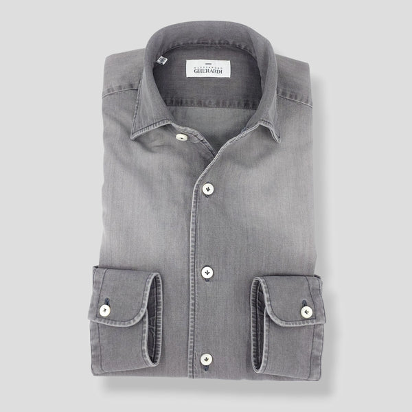 Chemise Alessandro Gherardi 10ATS 533 gris