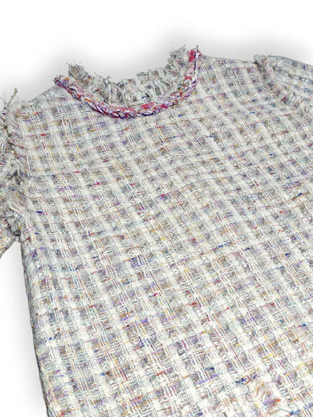 Robe KAMU CWDR24S04 Tweed White purple