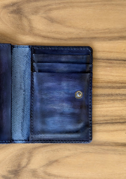 Porte-cartes Caulaincourt NUNOUS denim patiné