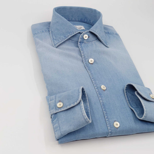 Chemise Alessandro Gherardi 10ATS 621 bleu
