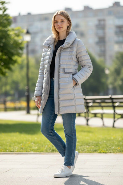Manteau Silolona 4008 kazan Down 916 Gris
