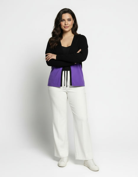 Jaquette chauve-souris Féraud 81111 073 Purple/noir