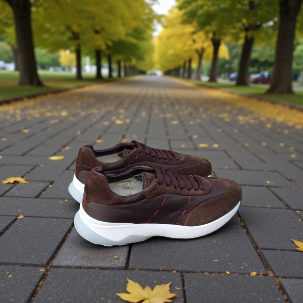 Sneakers Kiton A374 Calfskin Brown