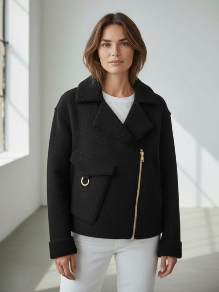 Veste en maille Bruno Manetti L2L150 000 noire