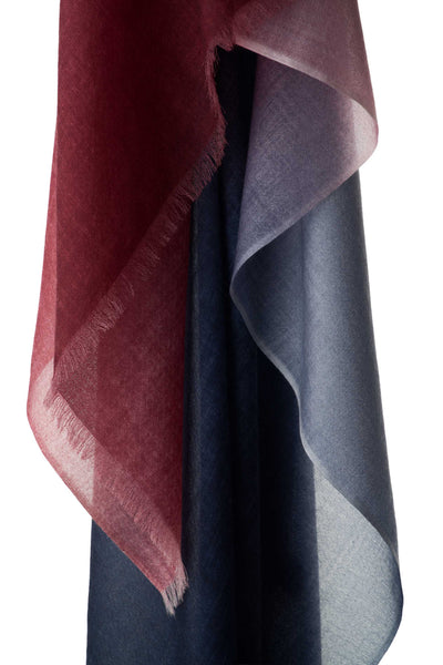 Echarpe 19 andrea's 47 Gem Shades 8907 Navy/Burgundy