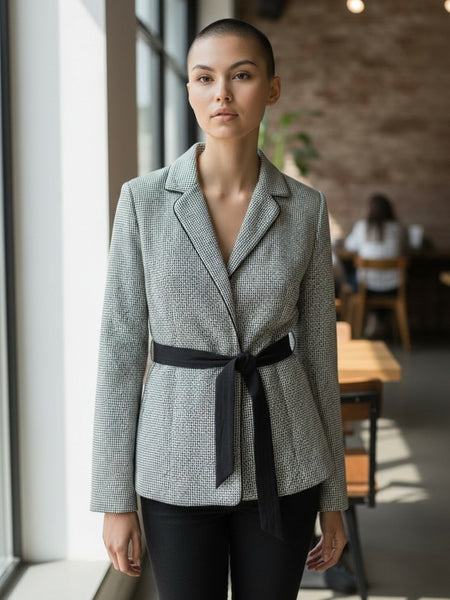 Veste La fée maraboutée FB5639 Noir et blanc