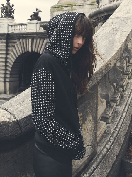 Jaquette Quantum Courage QC Rhinestones Noir