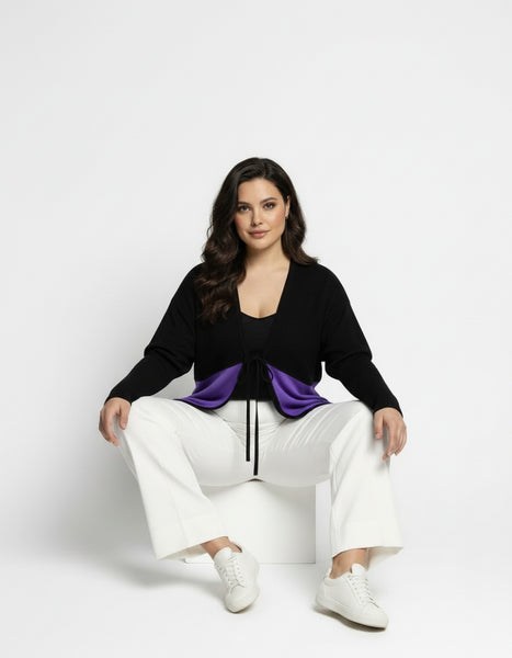 Jaquette chauve-souris Féraud 81111 073 Purple/noir