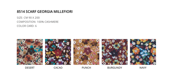 Echarpe 19 andrea's 47 Millefiori 8514 Punch