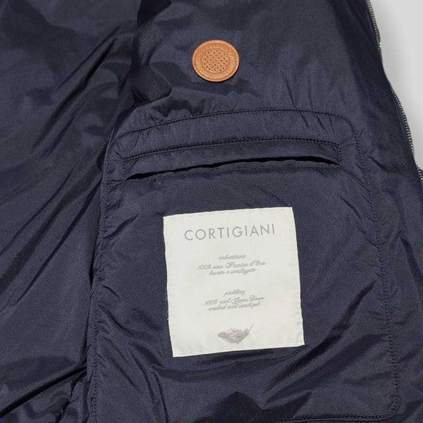 Doudoune Cortigiani 3A8623 300E Bleu marine