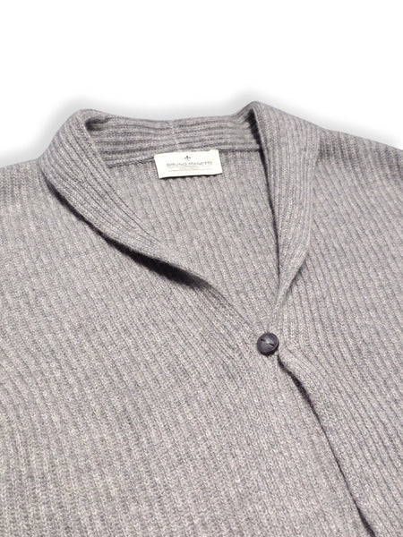 Gilet Bruno Manetti N2C133 gris moyen