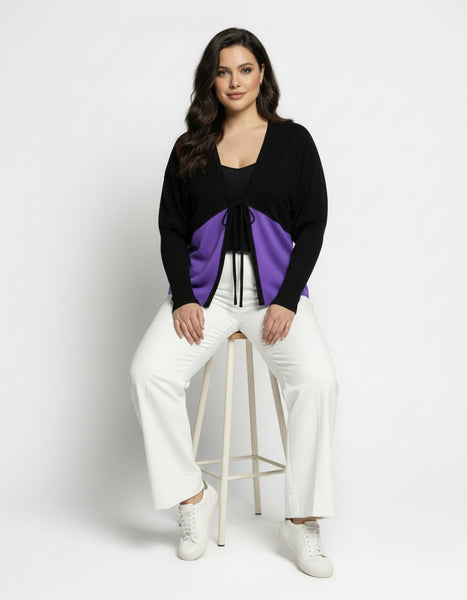 Jaquette chauve-souris Féraud 81111 073 Purple/noir