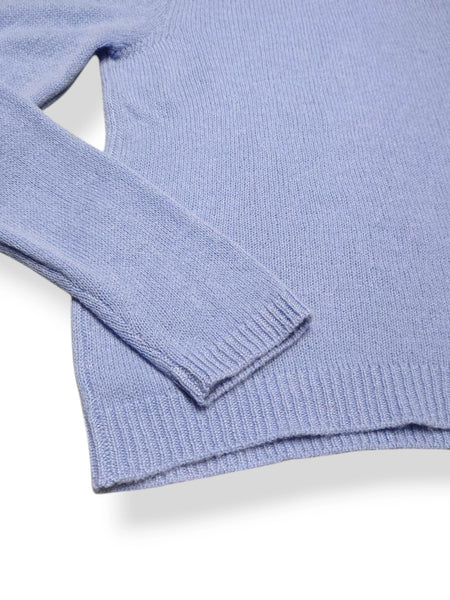 Pull col roulé Bruno Manetti N2C101 Bleu clair