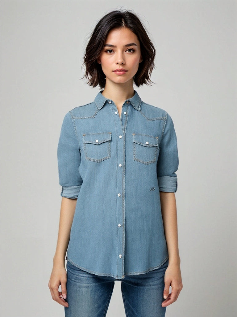 Chemise denim Jacob Cohën VC044 01 S4107 335F