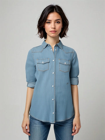 Chemise denim Jacob Cohën VC044 01 S4107 335F