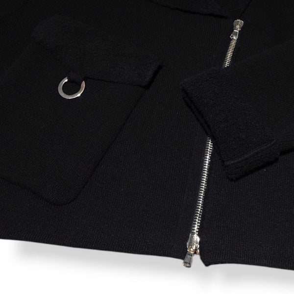 Veste en maille Bruno Manetti L2L150 000 noire