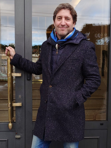 Manteau Kired Jaya W8160 bleu grisé